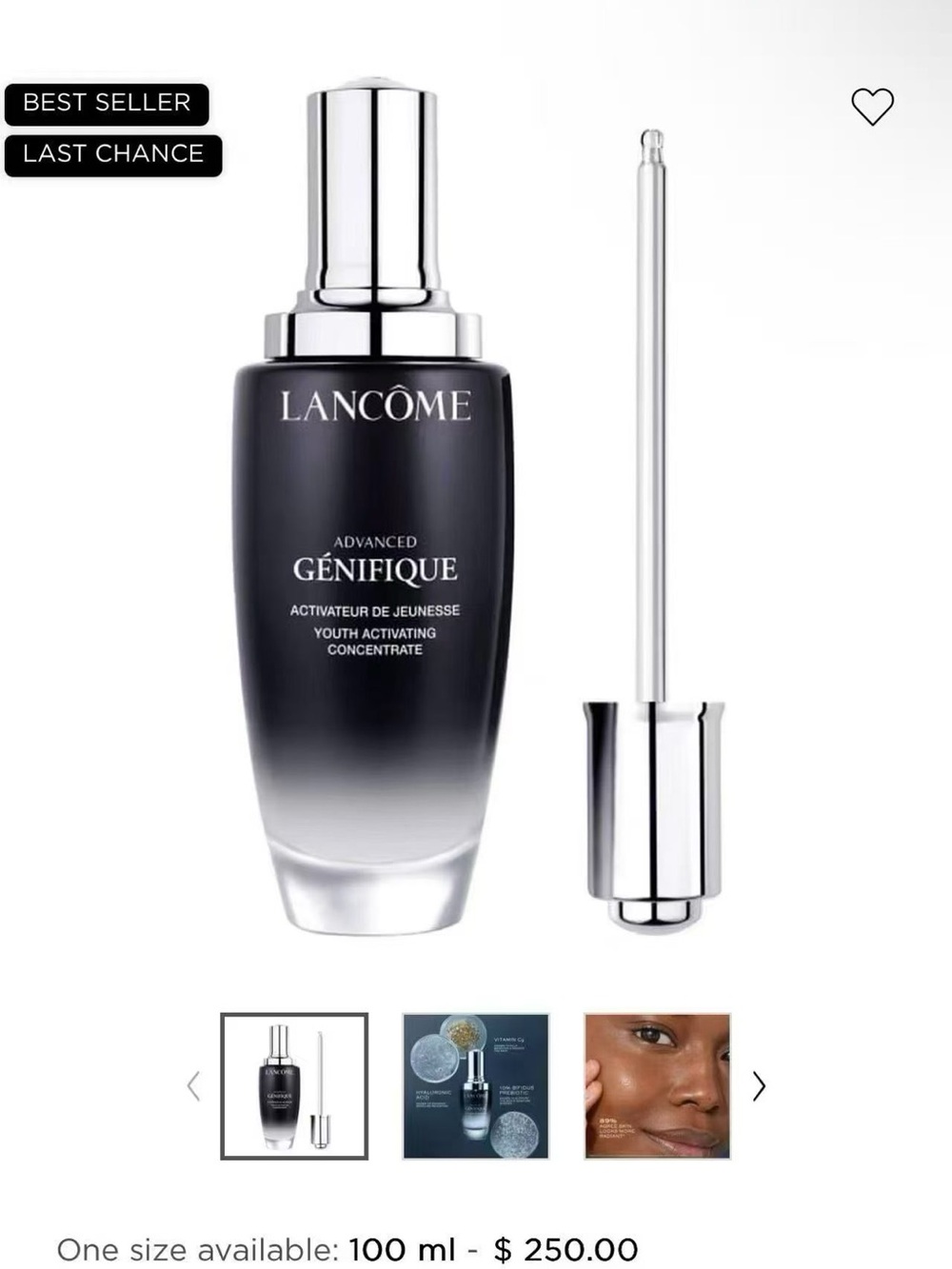 Advanced Génifique Youth Activating Concentrate - Black